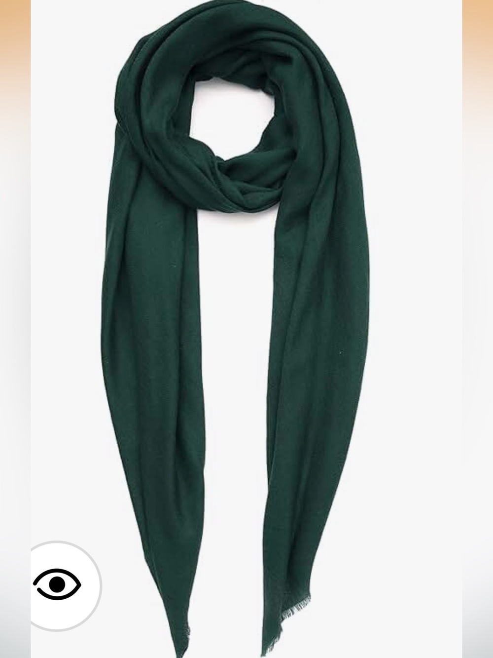 New Kashfab Smart Merino Wool Silk Extremely Soft Long Scarf Forest Green